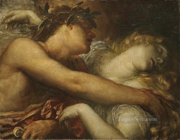  symbolist Oil Painting - Orpheus and Eurydice 1872 symbolist George Frederic Watts